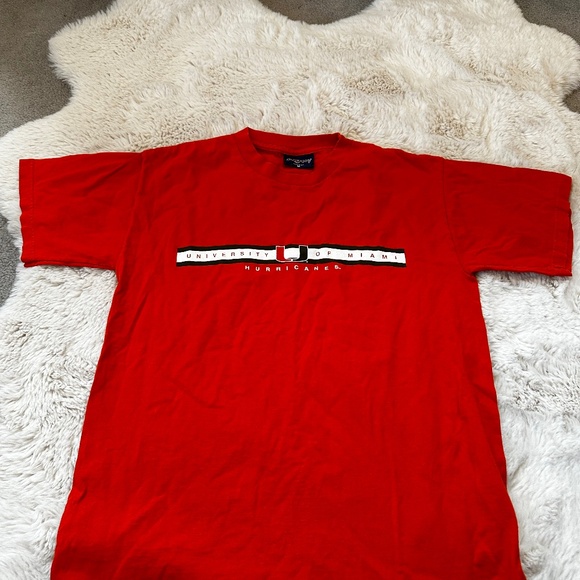 Vintage Orange University of Miami T-shirt - Picture 1 of 3